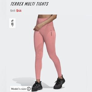 Brand New Adidas W MT Tights: color wild pine (green)